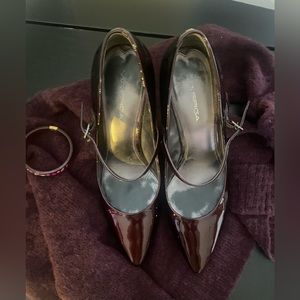 Via Spiga Mary Jane Patent Leather Pumps